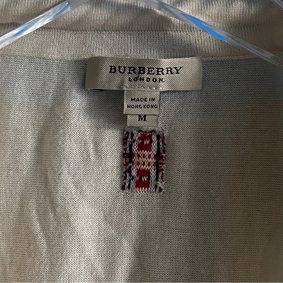 Burberry London Silk Cashmere Knit Rope Cord Detail Sleeveless Tank - Picture 7 of 9